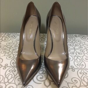 Sergio Rossi Metallic Bronze Pointed Pump